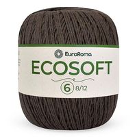 Barbante Ecosoft EuroRoma nº06 422g 1100 marrom