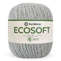 Barbante Ecosoft EuroRoma nº06 422g 270 cinza