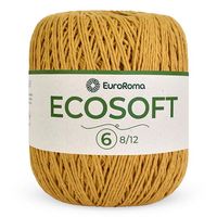 Barbante Ecosoft EuroRoma nº06 422g 470 mostarda