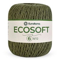 Barbante Ecosoft EuroRoma nº06 422g 805 verde militar