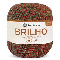 Barbante EuroRoma Brilho Especial Natal 400g 5030 - ouro