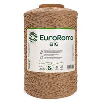 Barbante EuroRoma Colorido Big Cone Nº06 1,8Kg Bege