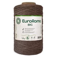 Barbante EuroRoma Colorido Big Cone Nº06 1,8Kg Marrom