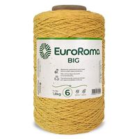 Barbante EuroRoma Colorido Big Cone Nº06 1,8Kg Mostarda