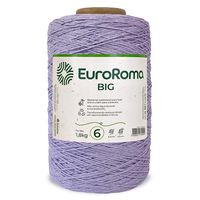 Barbante EuroRoma Colorido Big Cone Nº06 1,8Kg Lilás claro