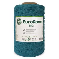 Barbante EuroRoma Colorido Big Cone Nº06 1,8Kg Azul petróleo