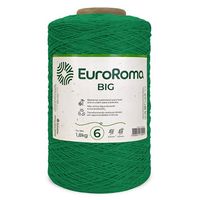 Barbante EuroRoma Colorido Big Cone Nº06 1,8Kg Verde bandeira