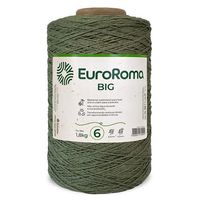 Barbante EuroRoma Colorido Big Cone Nº06 1,8Kg Verde militar