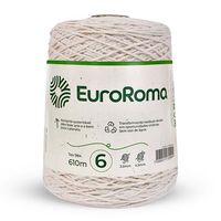 Barbante EuroRoma Cru 600g 4/6 - 6 fios - 610m