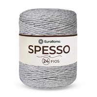 Barbante Spesso EuroRoma 24 Fios 1Kg 270 cinza