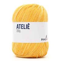 Barbante Ateliê Cores 200g - Pingouin 9368 - amarelo mix