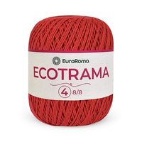 Linha Ecotrama Euroroma 200g - 340 metros 1000 vermelho