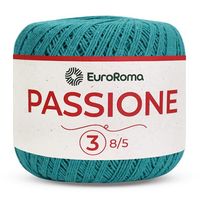 Linha Passione Euroroma 150g - 400 Metros Verde água escuro