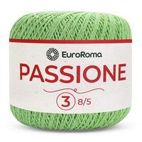 Linha Passione Euroroma 150g - 400 Metros 801 verde limão