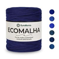 Fio de Malha EuroRoma Ecomalha 140 Metros Tons de azul forte