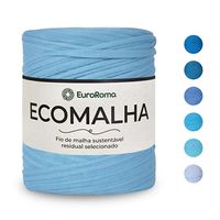 Fio de Malha EuroRoma Ecomalha 140 Metros Tons de azul claro