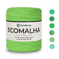 Fio de Malha EuroRoma Ecomalha 140 Metros Tons de verde claro