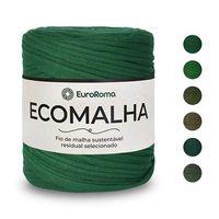 Fio de Malha EuroRoma Ecomalha 140 Metros Tons de verde forte