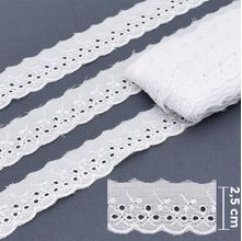 Bordado Inglês 2,5 cm 438251 - Cor 8001 Branco