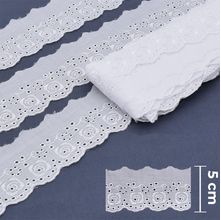 Bordado Inglês 5,0 cm 438278 - Cor 8001 Branco