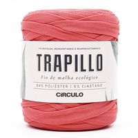 Fio de Malha Ecológico Trapillo Círculo 80 metros 4004 coral vivo