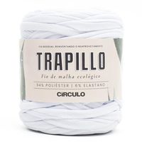 Fio de Malha Ecológico Trapillo Círculo 80 metros 8001 branco