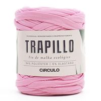 Fio de Malha Ecológico Trapillo Círculo 80 metros 3161 rosa algodão