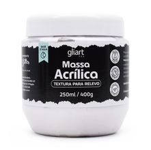 Massa Acrílica Textura Para Relevo Gliart - 400g