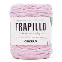 Fio de Malha Ecológico Trapillo Círculo 80 metros 3526 rosa candy