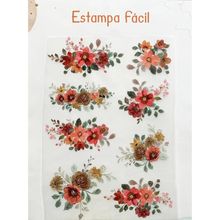 Estampa Fácil Fabricart - Floral 2