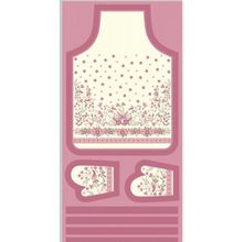Tecido Estampado para Patchwork - Floral Rosê Avental Cor 2706 (0,60x1,40)