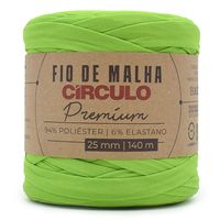 Fio de Malha Premium Círculo Cores Neon 140 metros 6113 flash verde