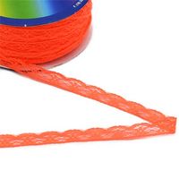 Renda de Nylon Najar 10mm - 50 Metros 40 laranja