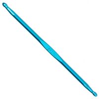 Agulha para Crochê Tunisiano Ponta Dupla Niquelada Prym 15cm 5,0mm