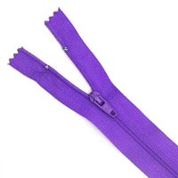 Zíper de Nylon Fixo - 12 cm 478 roxo cítrico