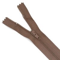 Zíper de Nylon Fixo - 12 cm 206 canela