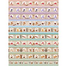Tecido Estampado para Patchwork - Patisserie Por Storia Stampa : Confeitaria (0,50x1,40)