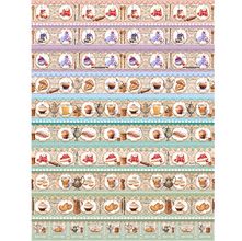 Tecido Estampado para Patchwork - Patisserie Por Storia Stampa : Confeitaria (0,50x1,40)