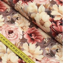 Tecido Estampado Para Patchwork - Devaneio Floral Rose 4 (0,50x1,50)
