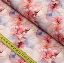 Tecido Estampado Para Patchwork - Devaneio Floral Rose 5 (0,50x1,50)