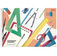 Caderno Milimetrado Capa Dura 96 Fls - Foroni