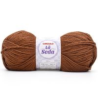 Lã Seda Círculo 100g - Cores 2024 7821 achocolatado