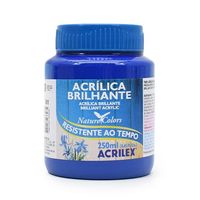 Tinta Acrílica Brilhante Acrilex 250ml 501 - azul turquesa