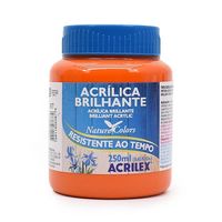 Tinta Acrílica Brilhante Acrilex 250ml 517 - laranja