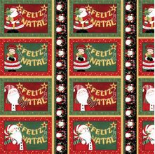 Tecido Estampado para Patchwork - Natal 338508 Americano Papai Noel Cor 150 (0,60x1,40)
