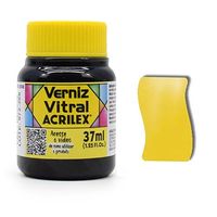 Verniz Vitral Acrilex 37ml 505 - amarelo ouro