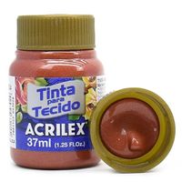 Tinta para Tecido Acrilex Metálica 37ml 534 - cobre