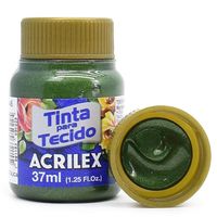 Tinta para Tecido Acrilex Metálica 37ml 545 - verde oliva