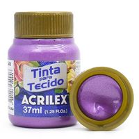 Tinta para Tecido Acrilex Metálica 37ml 549 - magenta