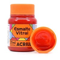Esmalte Vitral Acrilex 37ml 523 - vermelho